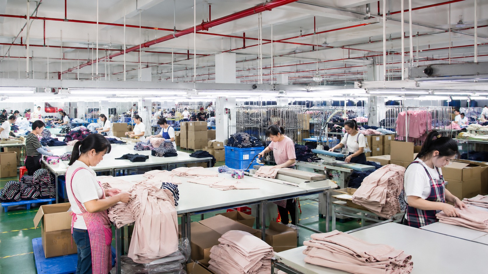 Finishing and packing workshop