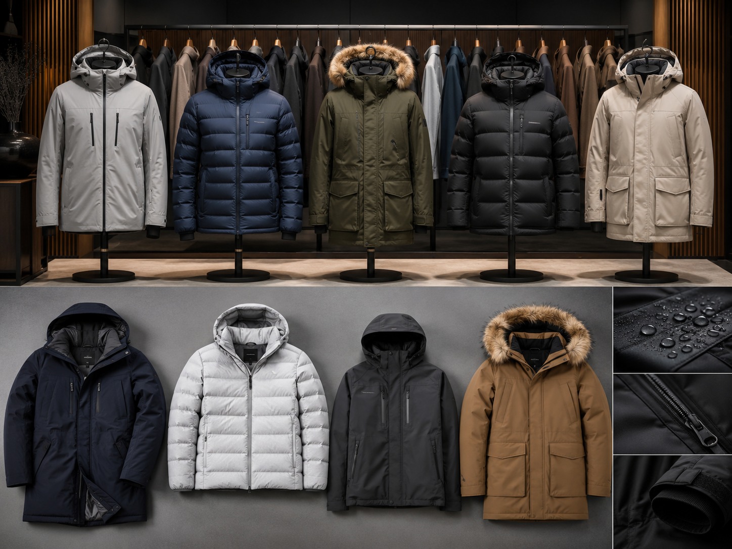 Winter jackets and outerwear manufacturing
